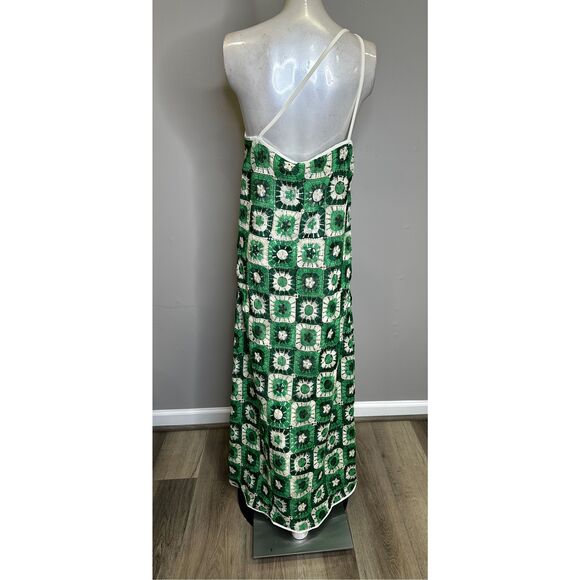 NWT Johanna Ortiz Lemongrass Ankle Maxi Dress Green 6 $780 - Picture 8 of 15